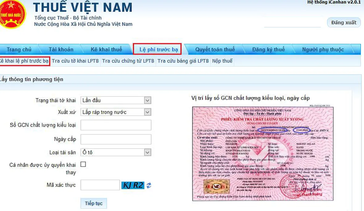 Chi tiết các loại phí và lệ phí trước bạ khi thực hiện thủ tục sang tên đổi chủ ô tô