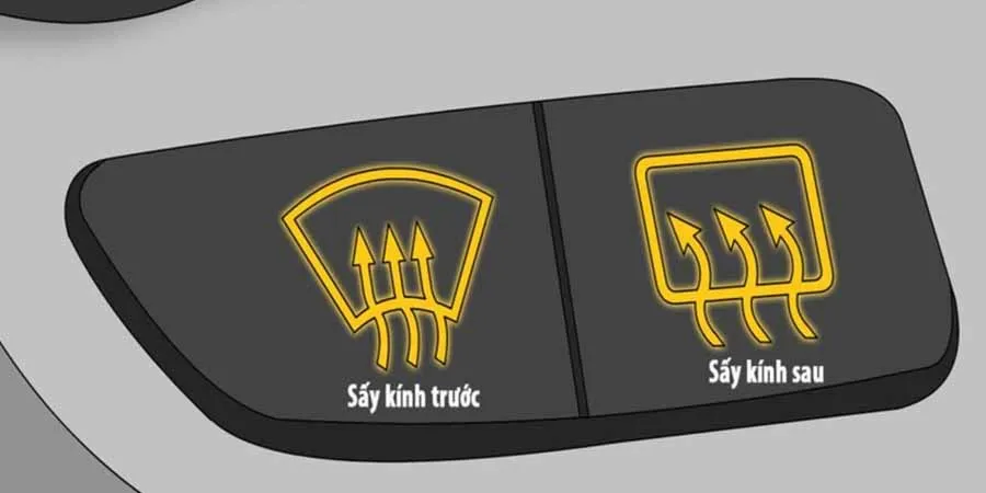 Mô tả chi tiết cấu tạo hệ thống sấy kính chắn gió và gương chiếu hậu