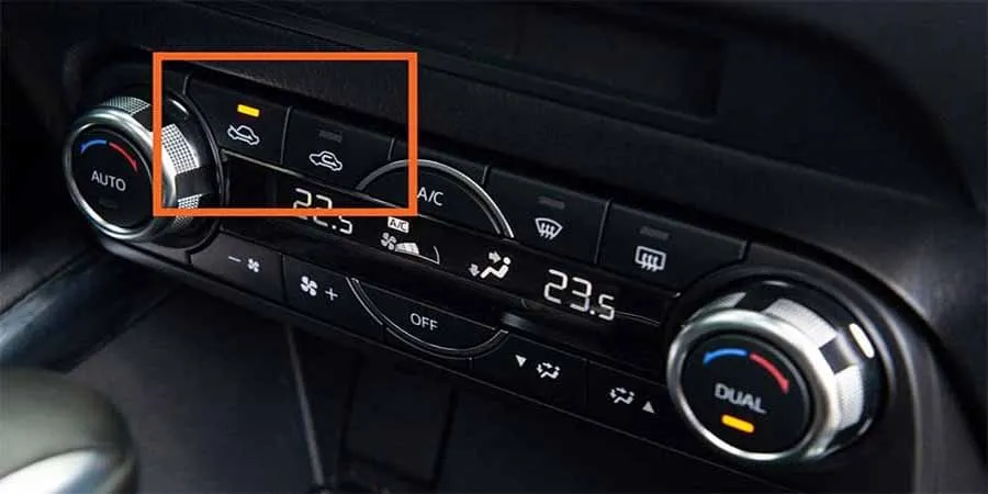 Minh họa sấy kính đang hoạt động, làm tan lớp sương mờ trên kính