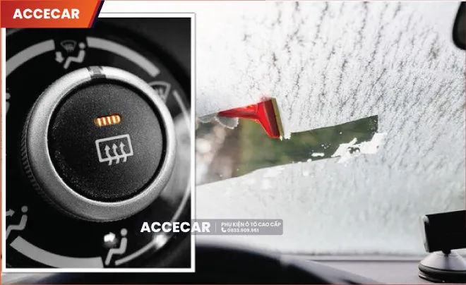 Các tài xế cần ghi nhớ cách bật sấy kính ô tô để lái xe an toàn