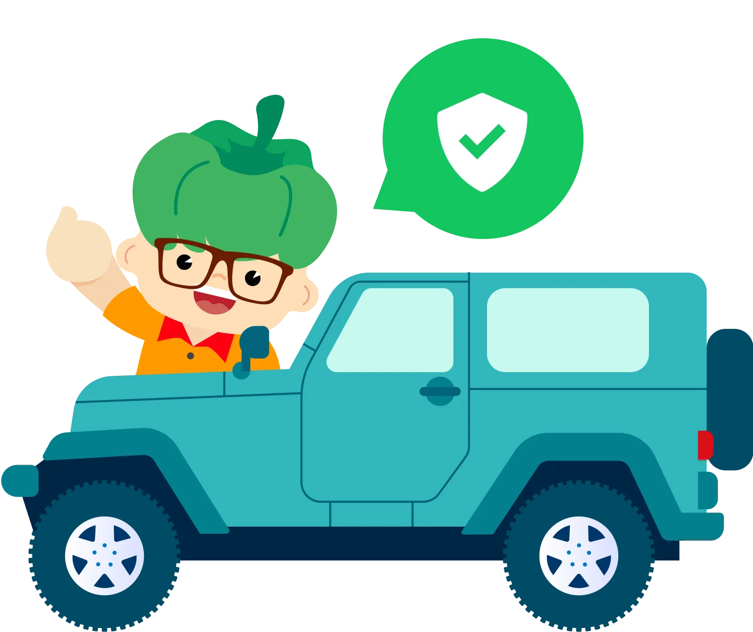 Hình ảnh chung về một chiếc ô tô, tượng trưng cho tài sản cần được bảo vệ khi tham gia giao thông