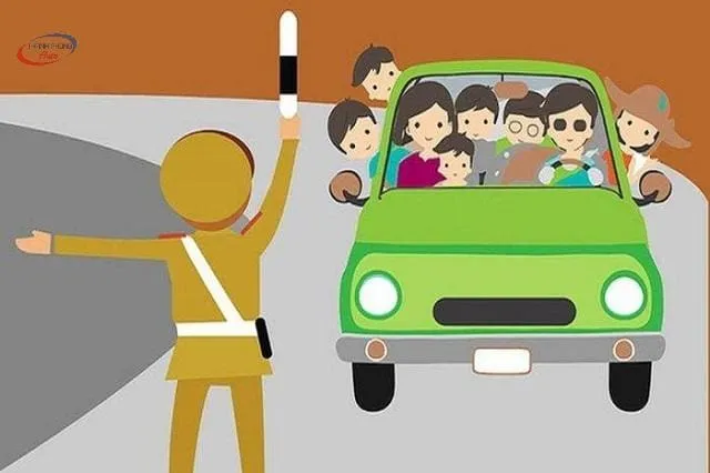 Hậu quả khi vi phạm quy định về số người trên xe ô tô