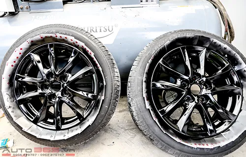 Quy trình sơn mâm xe ô tô chuyên nghiệp tại xưởng