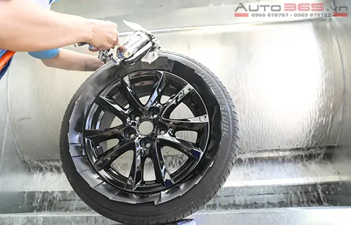 Đa dạng màu sắc sơn mâm xe ô tô theo yêu cầu