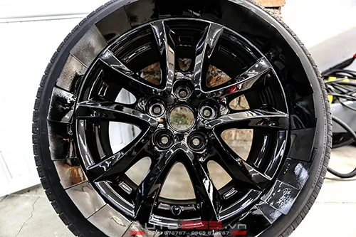 Bộ mâm xe sau khi hoàn thành quy trình sơn