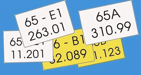 Sử dụng Ký hiệu biển số xe ô tô A B C trong quản lý
