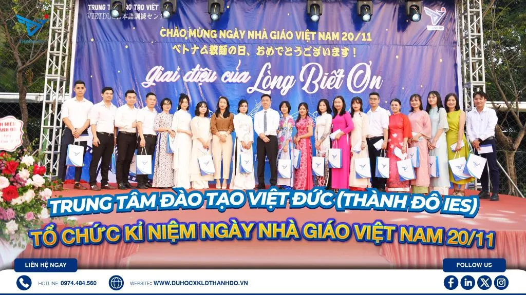 ThÃ nh ÄÃ´ - Trung tÃ¢m Ä‘Ã o táº¡o Viá»‡t Äá»©c tá»• chá»©c chÆ°Æ¡ng trÃ¬nh ká»· niá»‡m ngÃ y NhÃ  giÃ¡o Viá»‡t Nam