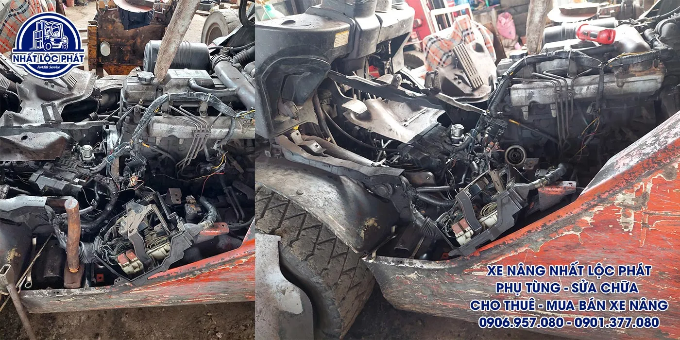thay thế linh kiện xe nâng