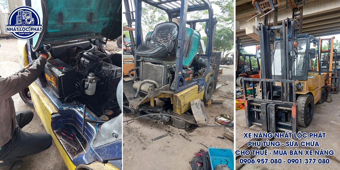 sửa xe nâng chính hãng