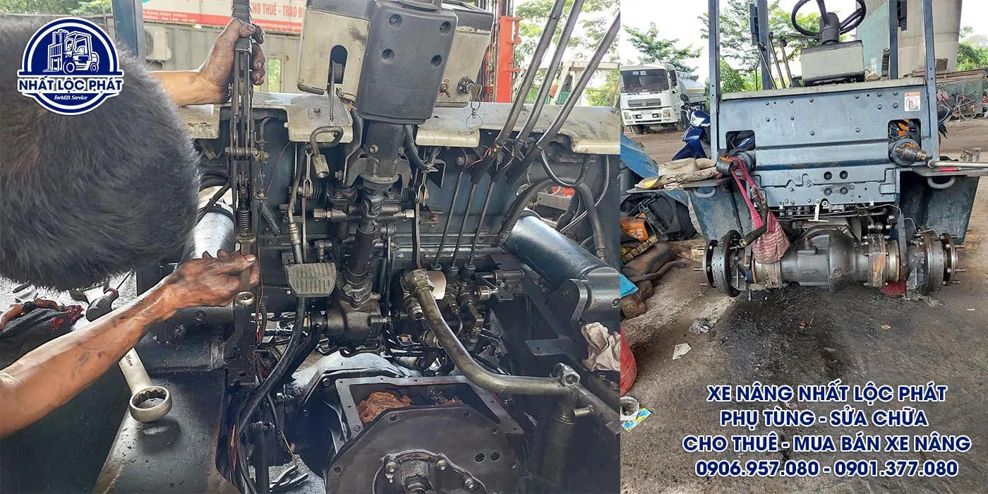 khắc phục lỗi xe nâng