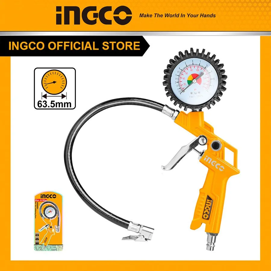 Dụng cụ bơm lốp xe ô tô khí nén INGCO ATG0601 chuyên nghiệp