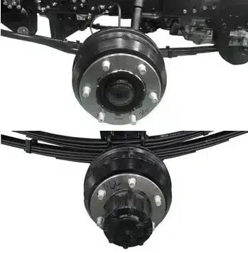 Hệ thống phanh tang trống cùng với ABS/EBD trên xe Fuso TF8.5