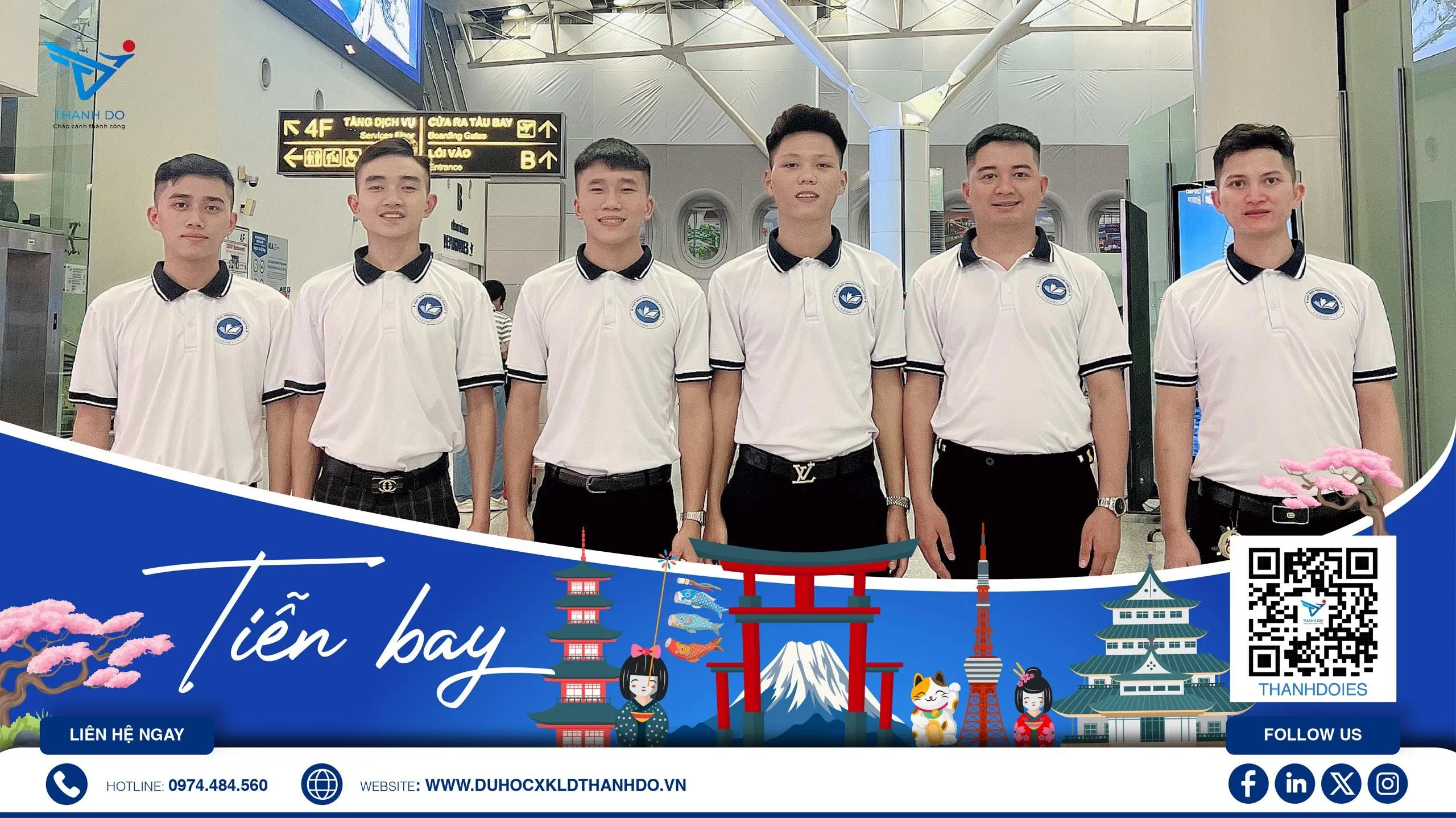 HÃ¬nh áº£nh ThÃ nh ÄÃ´ IES Ä‘Ã£ tá»• chá»©c tiá»…n bay cÃ¡c báº¡n thá»±c táº­p sinh sang Nháº­t lÃ m viá»‡c