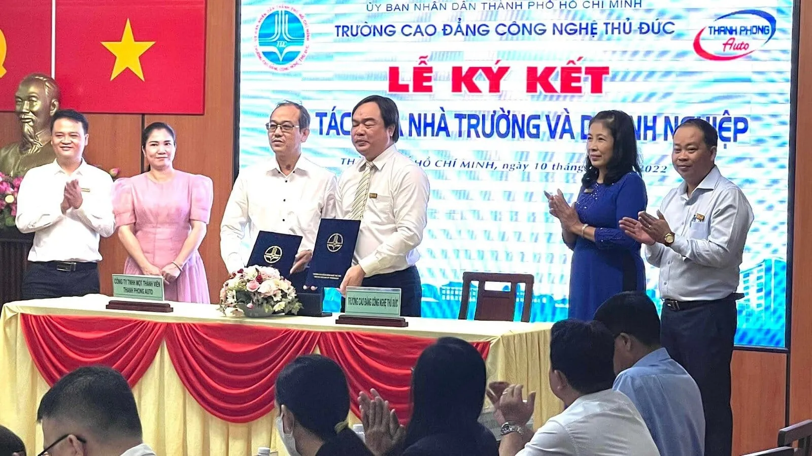 Thanh Phong Auto hợp tác đào tạo với Cao Đẳng Công Nghệ Thủ Đức