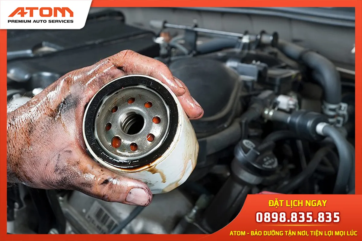 Thay lọc dầu định kỳ giúp động cơ xe ô tô hoạt động tối ưu
