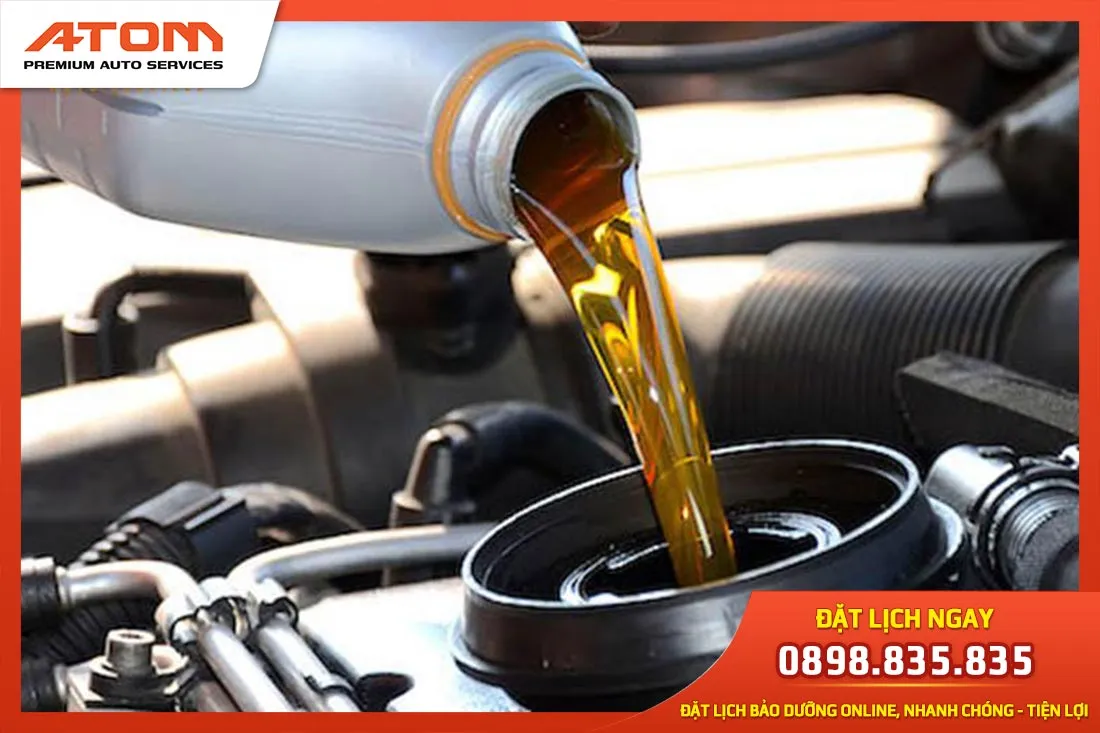 Châm dầu hộp số cho xe số tự động có que thăm dầu