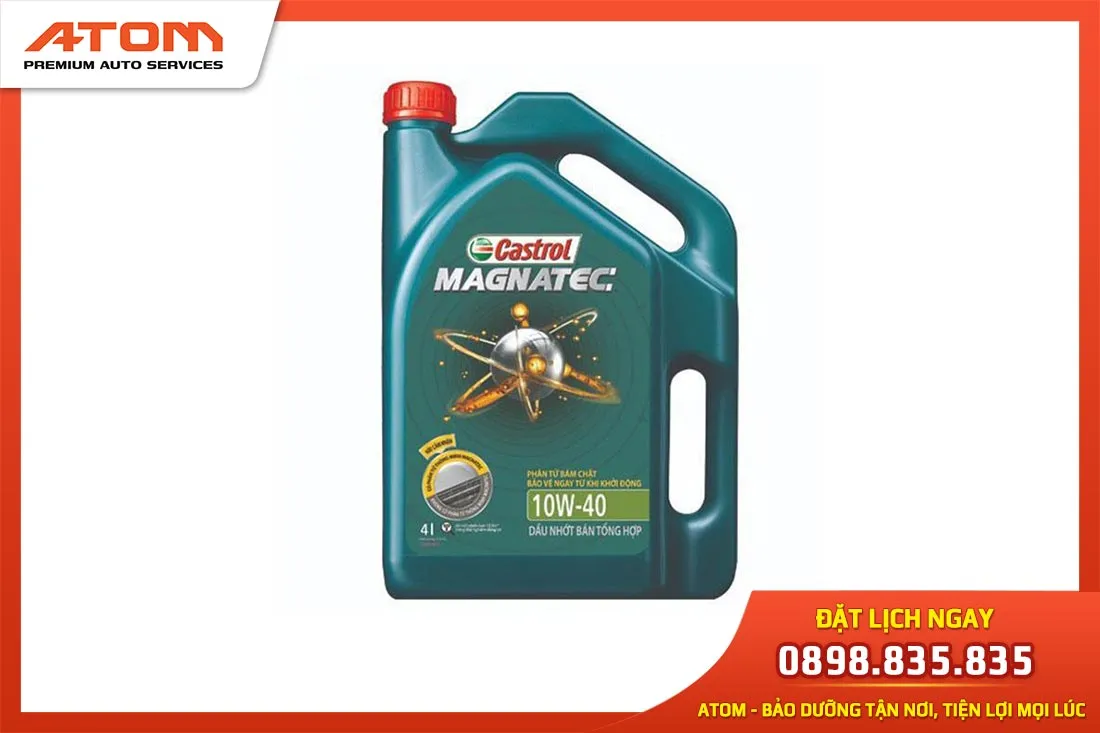 Dầu nhớt Castrol GTX Magnatec 10w-40-4L