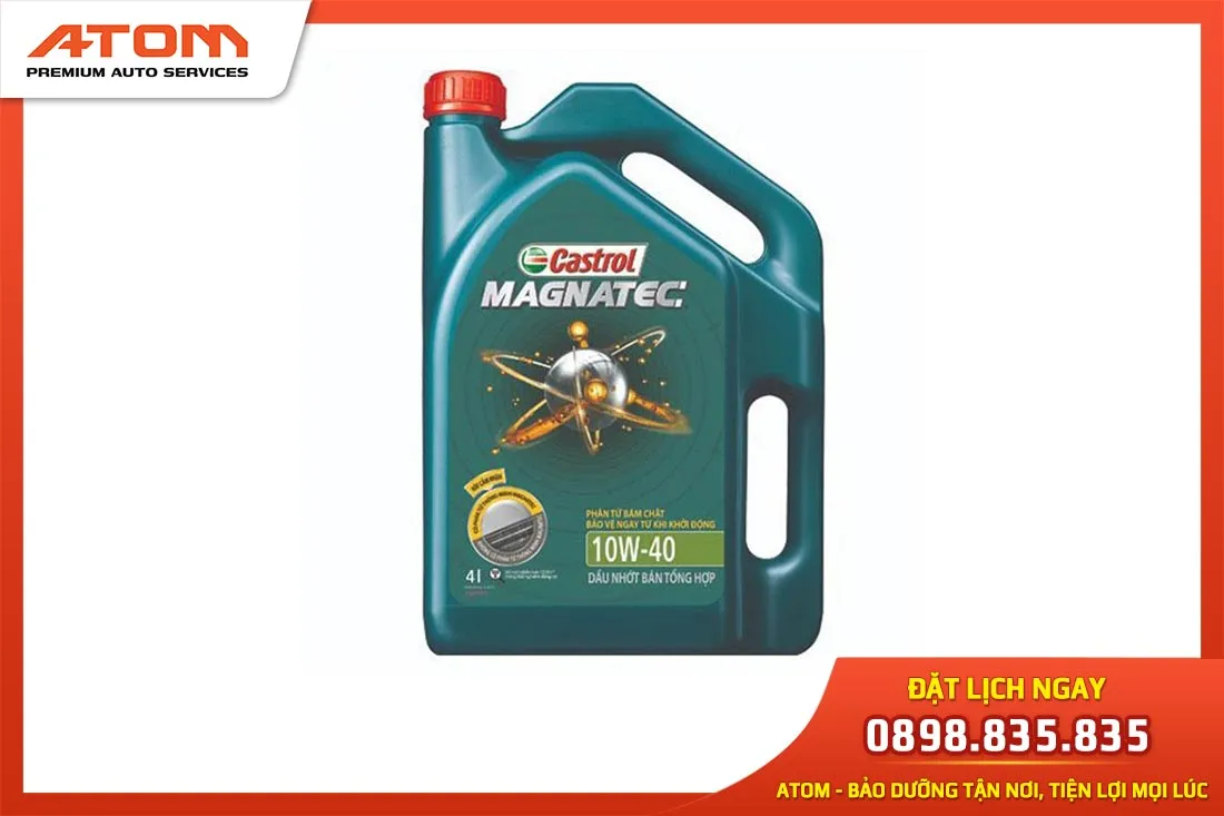Dầu nhớt Castrol GTX Magnatec 10w-40-4L