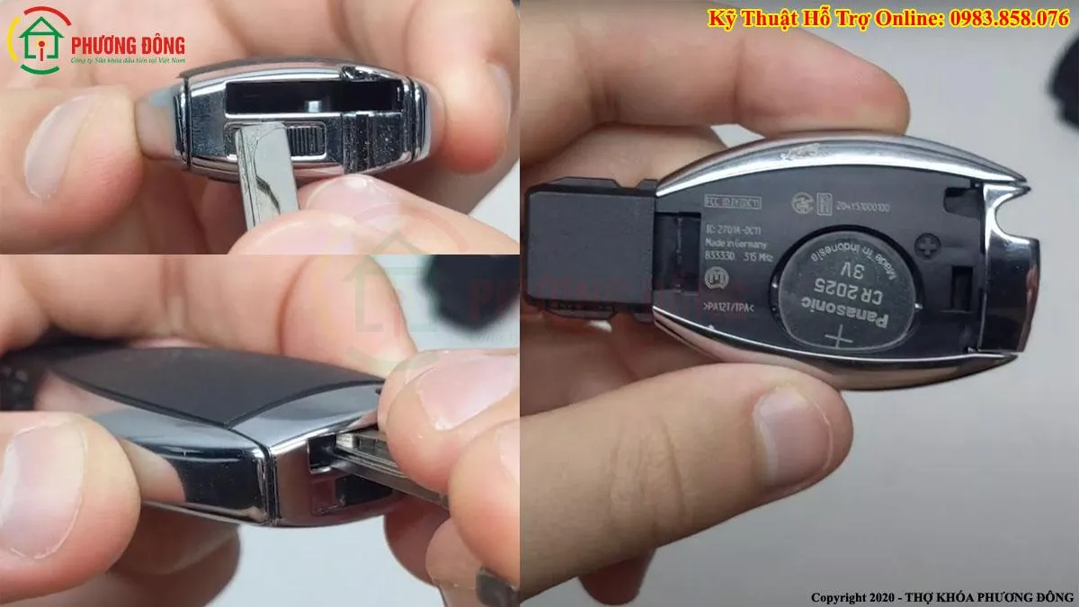 thay pin chia khoa mer