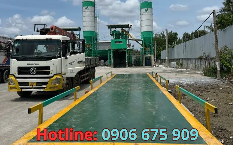 Thi công trạm cân điện tử