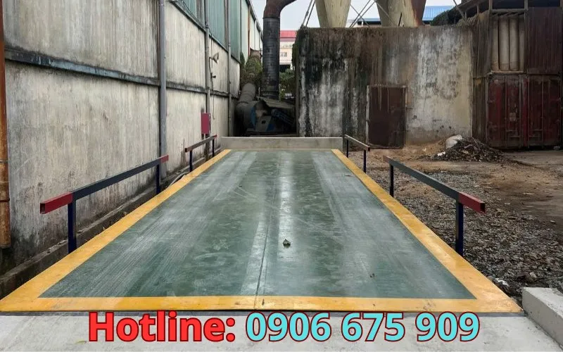 Thi công trạm cân điện tử