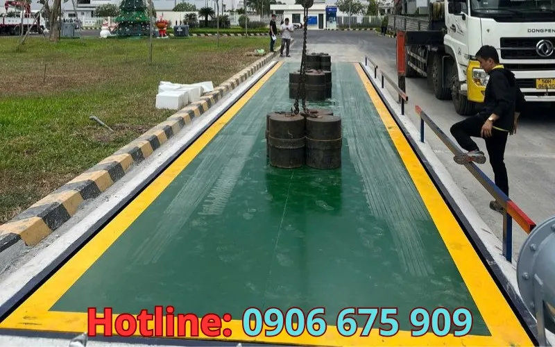 Thi công trạm cân điện tử