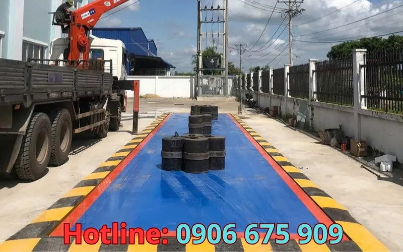 Thi công trạm cân điện tử