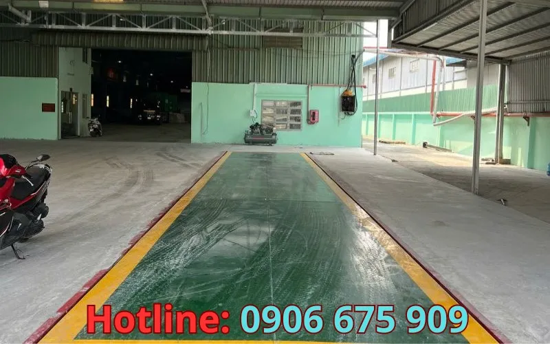 Thi công trạm cân điện tử