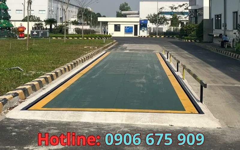 Thi công trạm cân điện tử