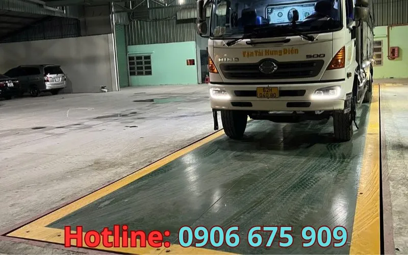 Thi công trạm cân điện tử