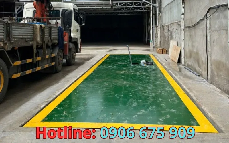 Thi công trạm cân điện tử