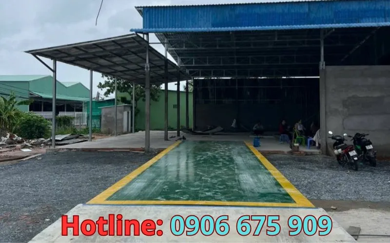 Thi công trạm cân điện tử