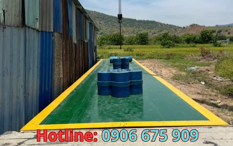 Thi công trạm cân điện tử