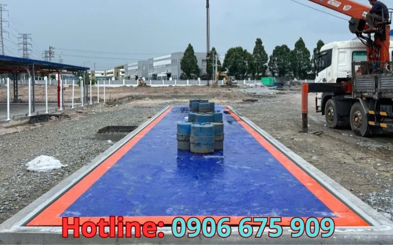 Thi công trạm cân điện tử