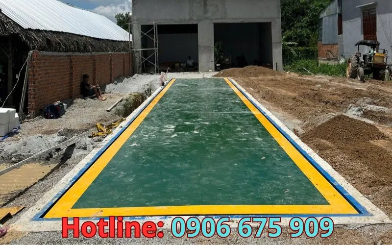 Thi công trạm cân điện tử