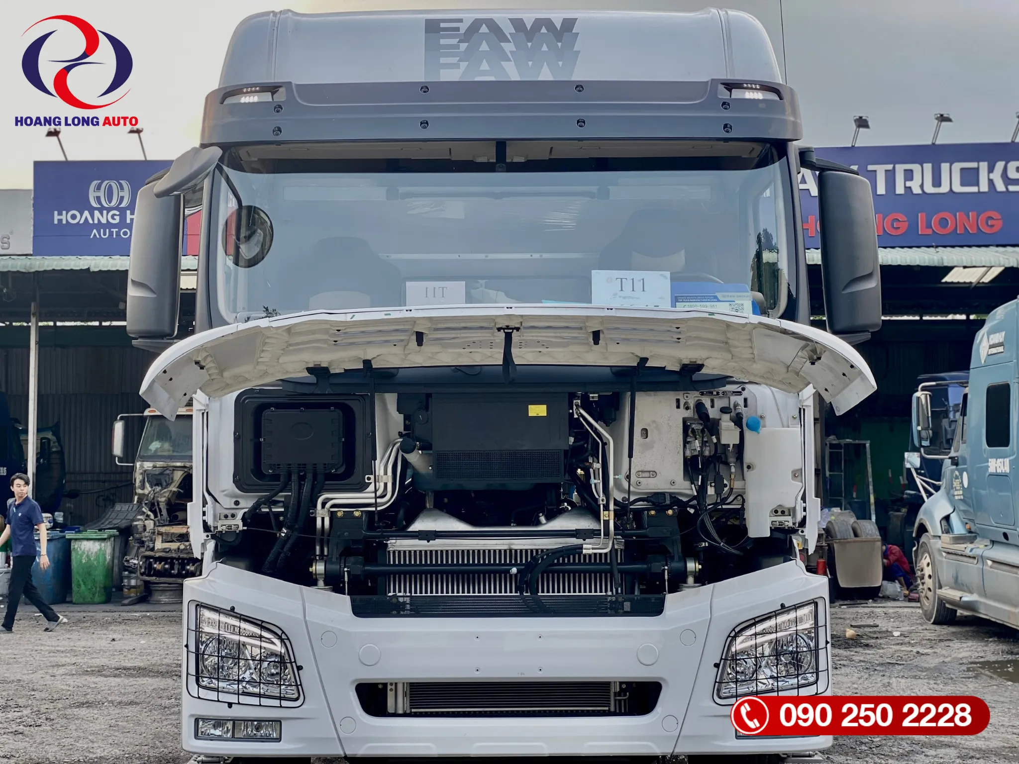 Dòng xe đầu kéo Faw đáp ứng tiêu chuẩn tải trọng hiện hành