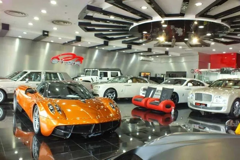 thiết kế phòng trưng bày showroom ô tô - Crystal Design TPL