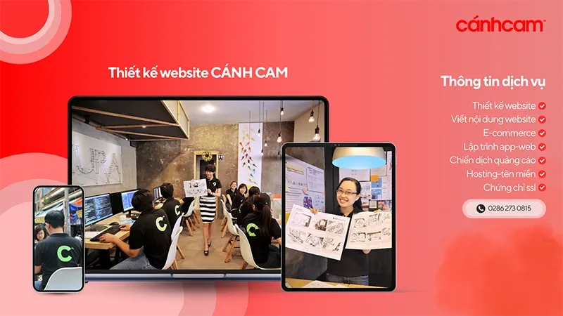 Công ty Cánh Cam có hơn 18 năm kinh nghiệm trong lĩnh vực thiết kế website