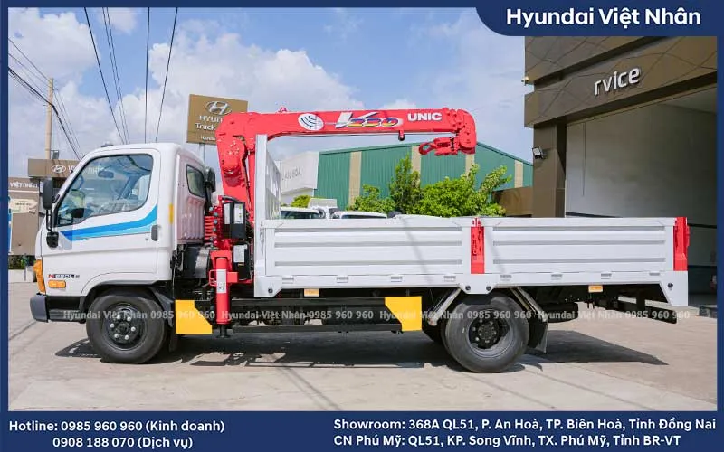 Thông số và giá xe cẩu N650L 3.5 tấn