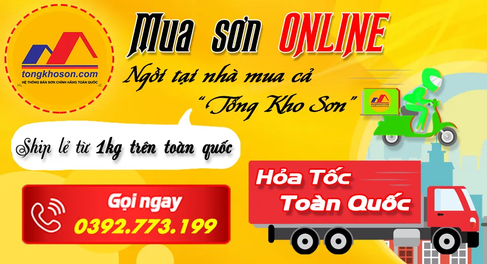 Thông tin liên hệ mua vật tư sơn ô tô chính hãng tại Tổng Kho Sơn