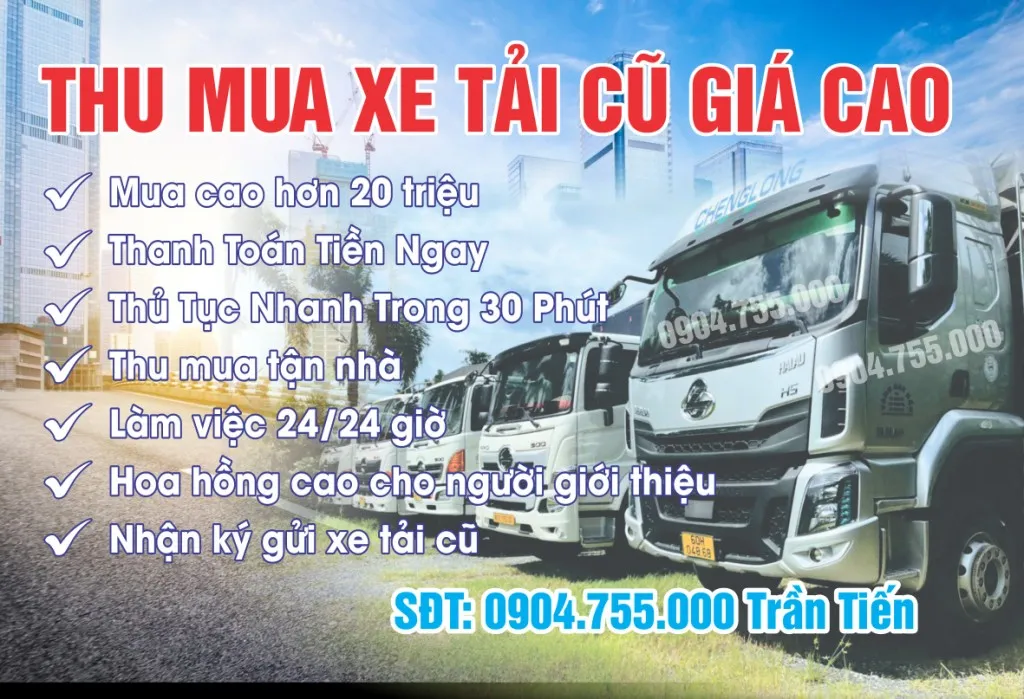 Mua Bán Xe Tải Cũ Giá Cao Tại TPHCM