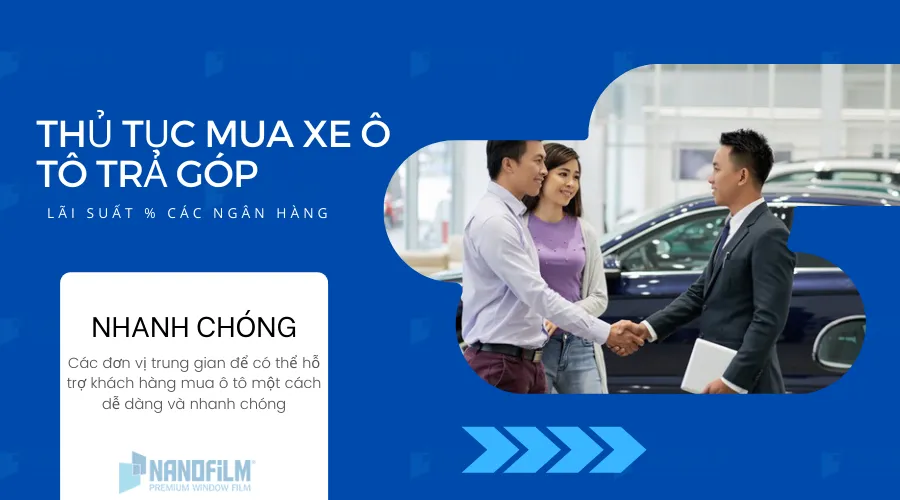Thủ tục mua xe ô tô trả góp tại ngân hàng