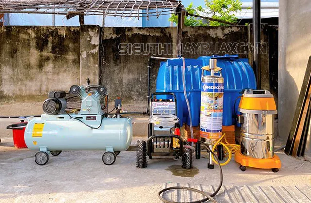 tiệm rửa xe cần thơ