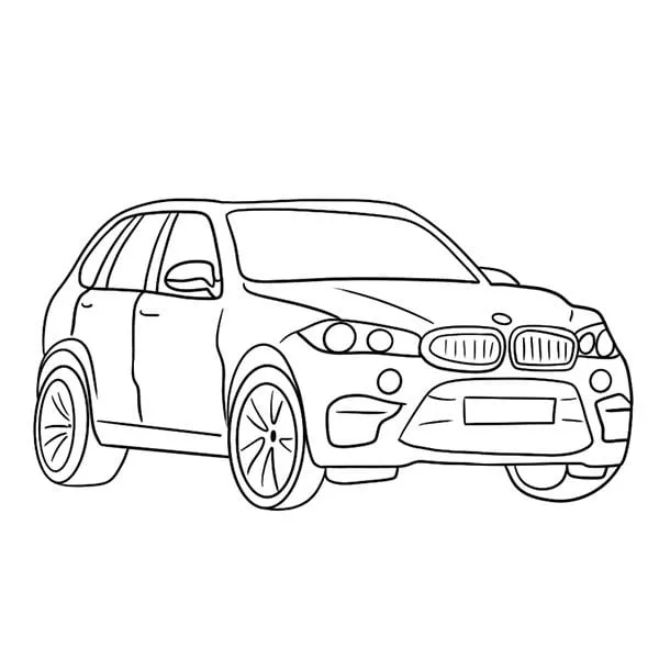 Tranh tô màu siêu xe ô tô, xe đua 7