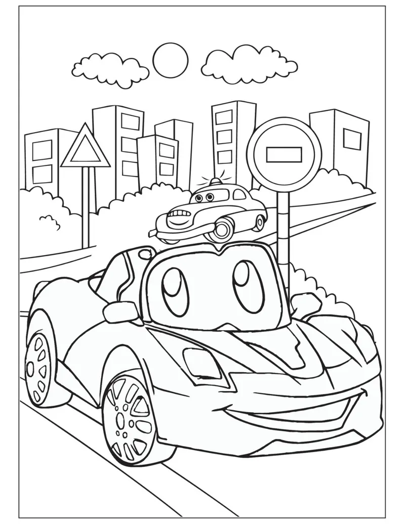 Tô màu xe ô tô (51)