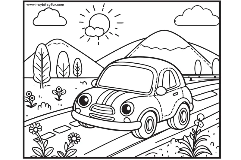 Tô màu xe ô tô (23)