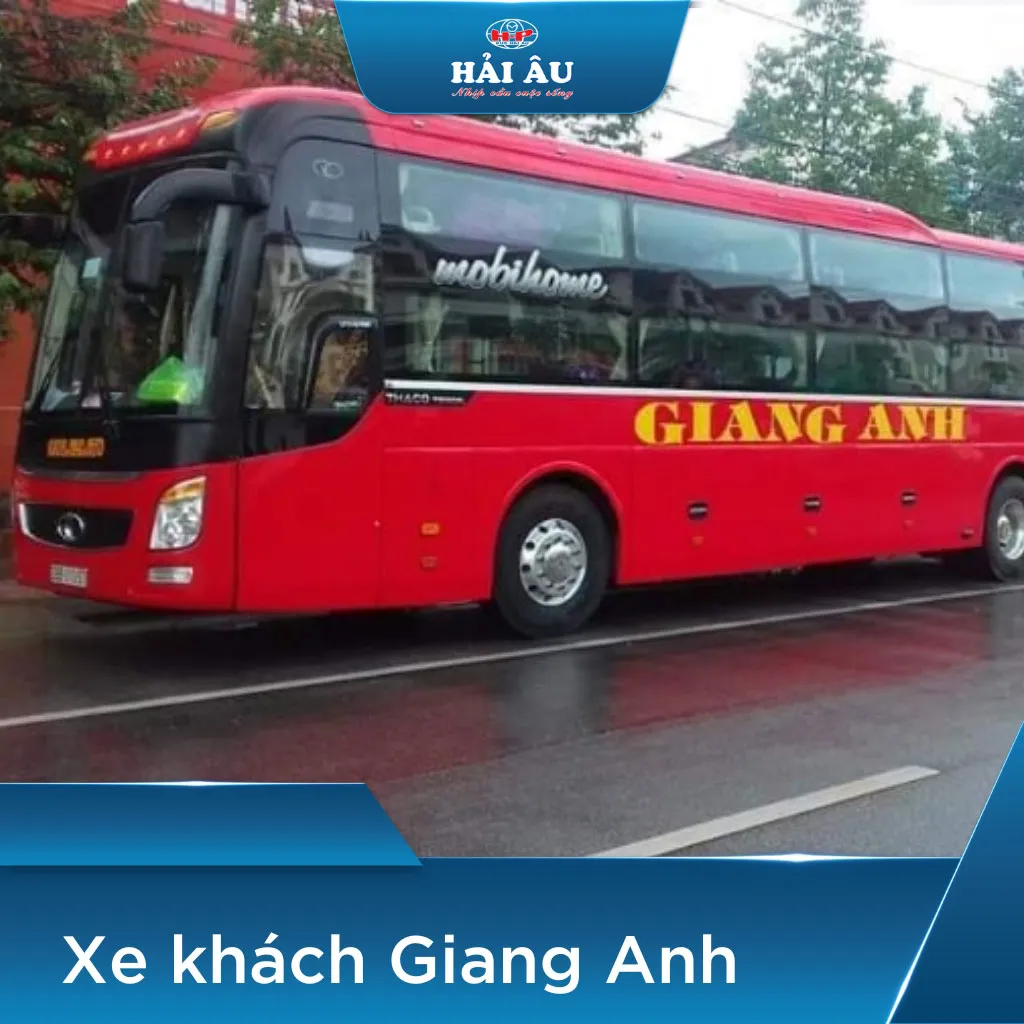 Xe giường nằm Giang Anh với nội thất sang trọng