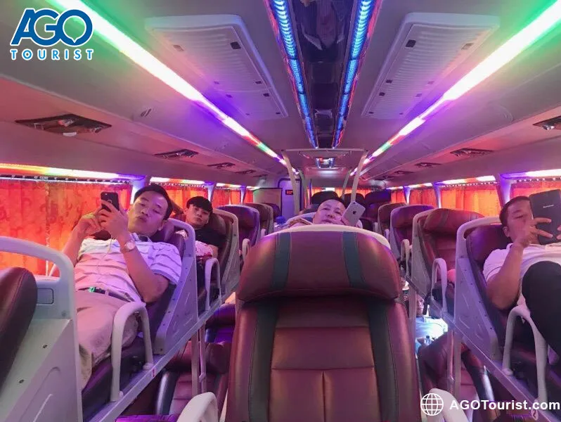 Nội thất xe giường nằm 40 chỗ của nhà xe Minh Thu