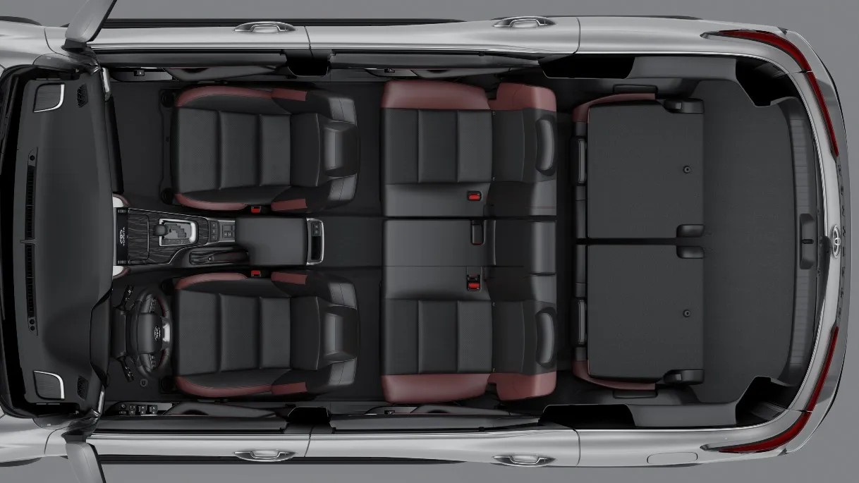 Ghế ngồi xe Toyota 7 chỗ Fortuner