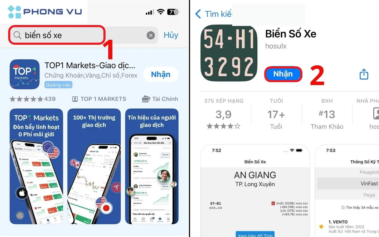 Tải và cài đặt ứng dụng